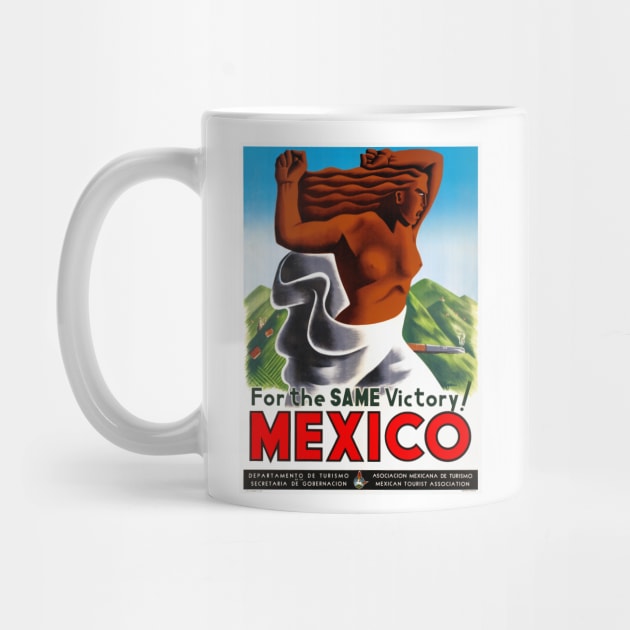 Vintage Travel Poster Mexico for the same victory by vintagetreasure